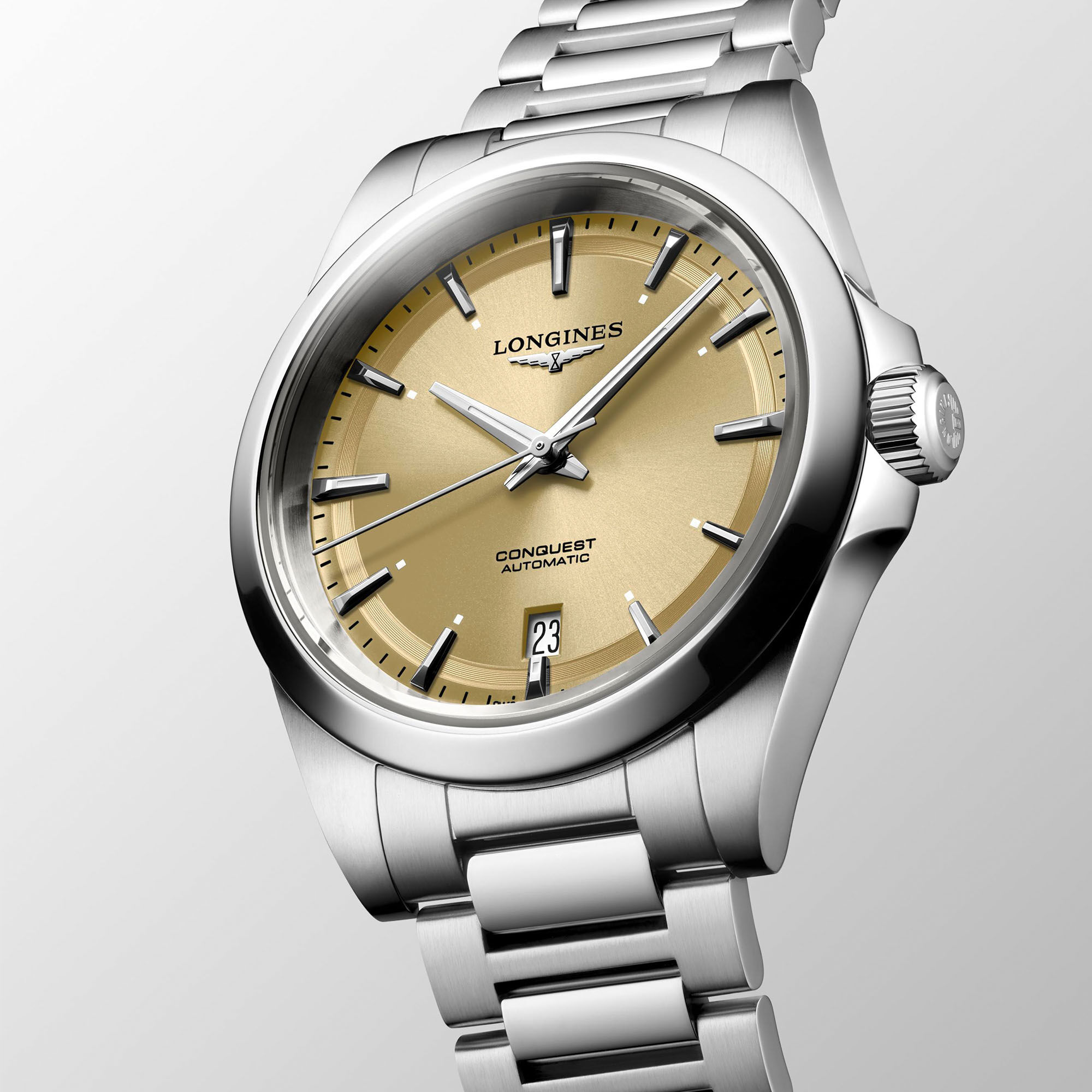 Longines Conquest Automatic 38 mm Stainless Steel | Maison Birks